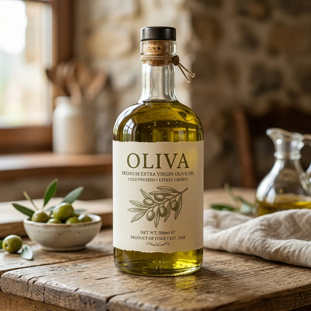 Etichetă ulei de măsline