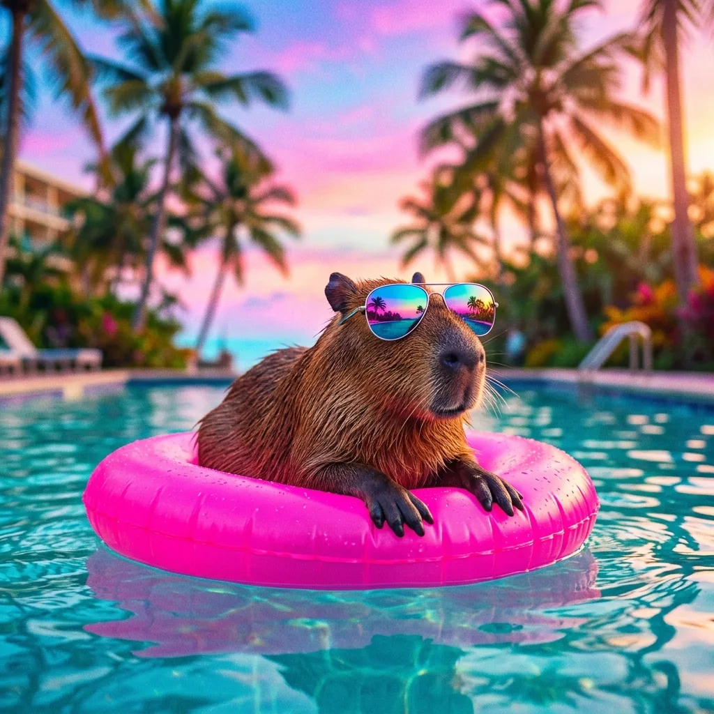Capibara chill
