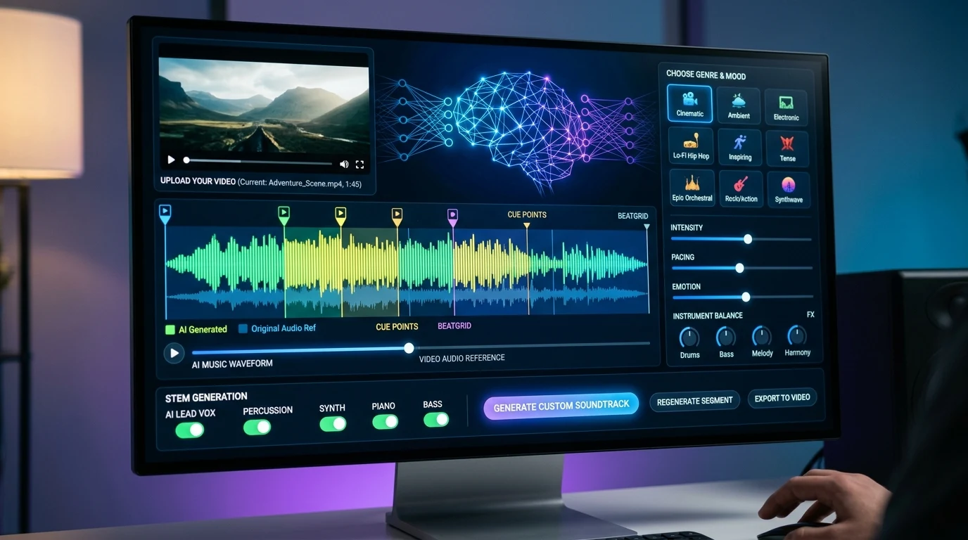 Generare Muzică AI: Coloane Sonore Personalizate pentru Video