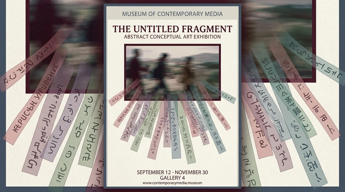 Abstract visualization suggesting one video reaching audiences through multiple language tracks