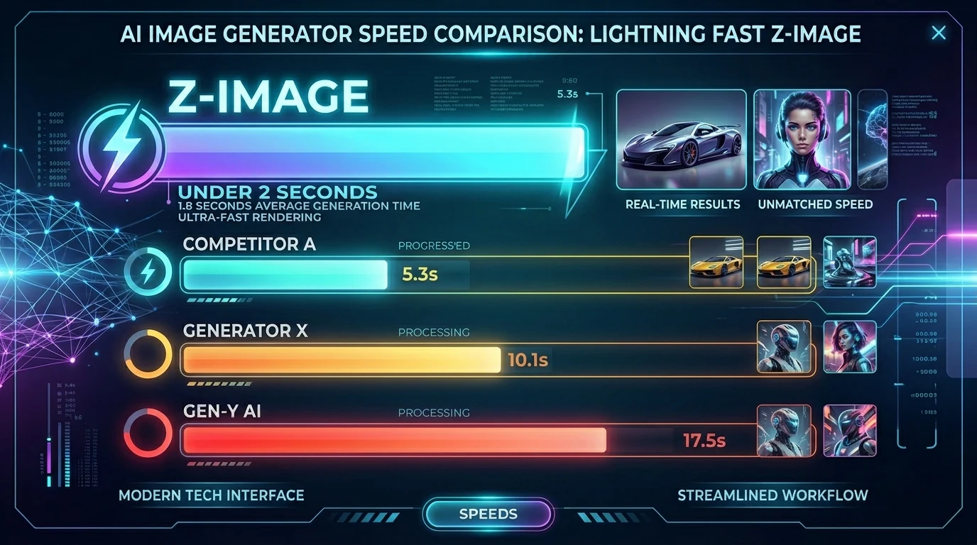 Z-Image: Cel mai Rapid Generator de Imagini AI (Sub 2 Secunde)