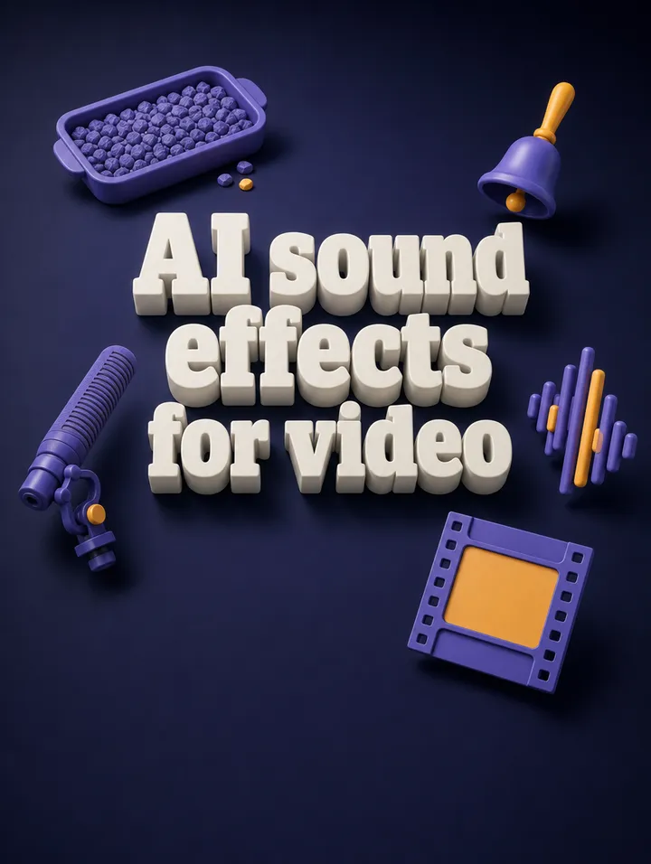 Efecte sonore AI pentru video